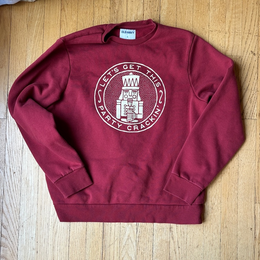 Old Navy Christmas crew neck